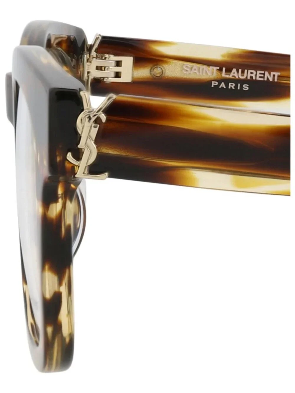 New Saint Laurent Women's Eyeglasses Square Rectangle Recycled Acetate Frame